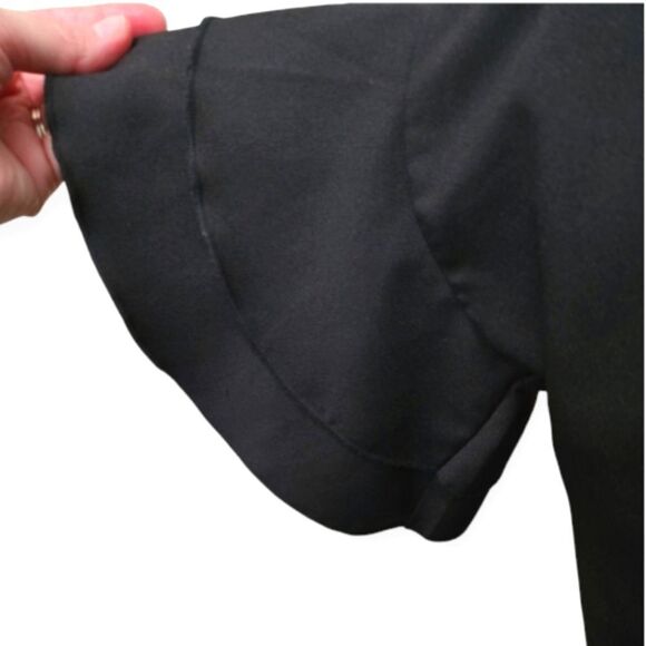 EC BANANA REPUBLIC V-NECK SHIFT DRESS W/BELL SLEEVES SZ.0P - Picture 3 of 4